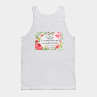 The Blessing | Numbers 6:24-26 | Scripture Art Tank Top